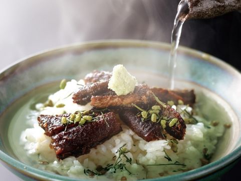 京都・京料理「舞坂」京のうなぎ茶漬けぶぶ茶鰻セット