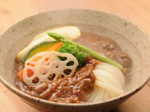 香川「亀城庵」特製カレーうどん